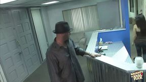 Blond bombshell Holly gets down and dirty with a behemoth cock&#x1F346; in a raunchy sex romp