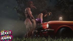 Shemale Fucks Girl on the Side of the Road.