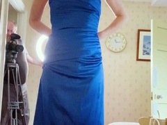 Amateur blondie solo anal masturbation