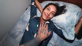 POV: Boss's sexy assistant Nati Roza accidentally gets a creampie after deepthroat