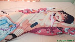 She is masturbating with vibrator