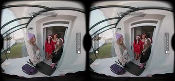 Experience the Ultimate Holiday Fantasy: Five Stunning Beauties in an Unforgettable VR Orgy!