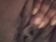 Playing with my pussy in the tube until I bust.