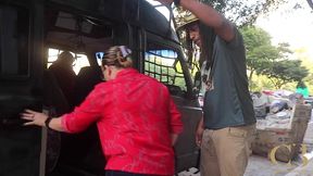 imagine fucking grandmother in an old mobile home in the middle of the city.