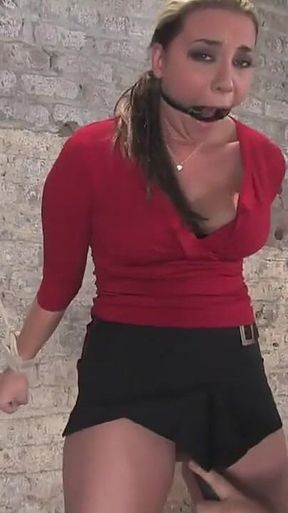 It's New Face Month at Hogtied, and Delilah Strong Suffers Through Some Extremely Tight Bondage