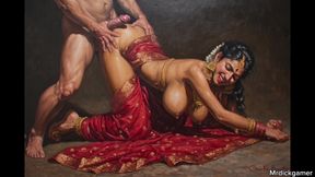 Indian Girl Fucked by Foreigner Big Black Cock Inside Indian Wet Pussy