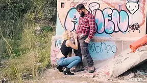 Busty Chick Outdoor Fuck & Cum On Tits With Helena Valentine And Miguel Zayas