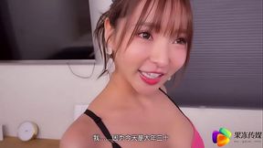 Chinese AV star He Yuanxiao deepthroat and pounded