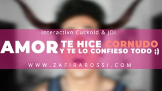 INTERACTIVE STORY "LOVE, I MADE YOU A CUCKOLD AND I'LL TELL YOU EVERYTHING" CUCKOLD STORY | ASMR VOICE LATINA