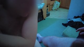 Bi cuckold husband helps Wife with a client in the RV