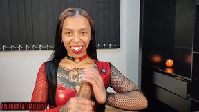 punheta guiada real com a arlequina mais safada do xvideos- gozada no rosto sem cortes!