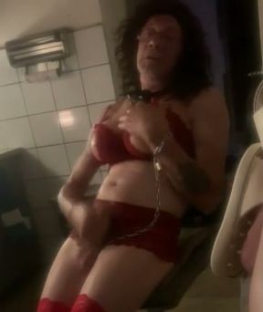 Transvestite's handjob