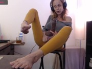Big Black Cock BBC Phone Sex With Tara Smith Faggot Trigger Words Plus Foot Tease BBC Dildo Play