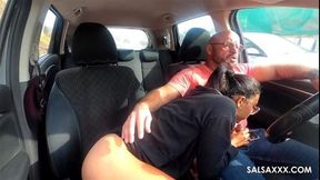 Drive Safe! Cute Latina Krista Reves gets Fucked in the Car for SalsaXXX