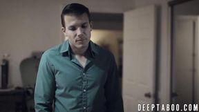 Mommy Kit Mercer Solves Son's Hard Pole Pleasure