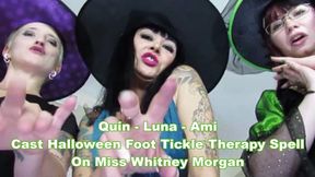 Quin - Ami - Luna Cast Halloween Foot Tickle Therapy Magic Spell On Whitney - mp4