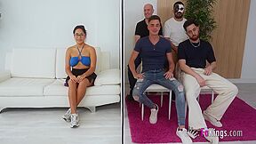 Blind Date For Lana Villafuerte. The Latina Gets Covered In Milk!