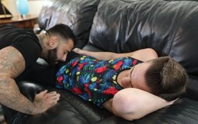 Stepfather is going to suck dick and fuck a slut