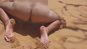 Ladysilva femboy naked on The beach
