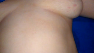 POV Neighbor fucks my ukrainian hotwife and cums between her big boobs