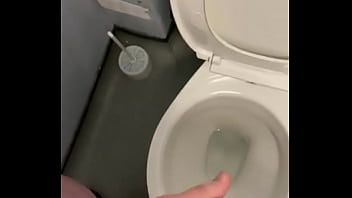 Wanking in public toilets had an amazing cumshot