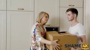 Secrets Unveiled: Mature Blonde's Steamy Encounters Behind Her Husband's Back