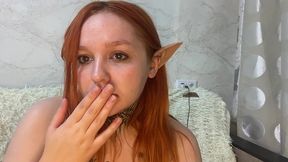 a passionate elf cums and shakes from a cool orgasm