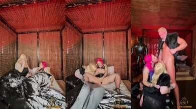 Game of Moans. Viking double blow job