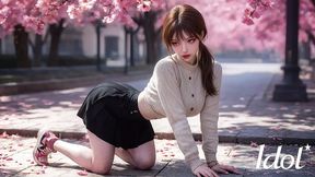 sexy korean girl gets fucked before the graduation ceremony [ai]