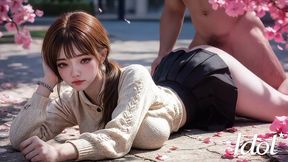 sexy korean girl gets fucked before the graduation ceremony [ai]
