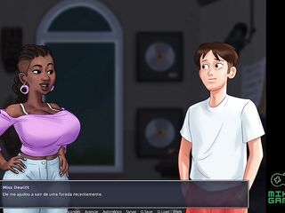 Summertime Saga ep 104 - Teacher sitting down so krll merely got up after I