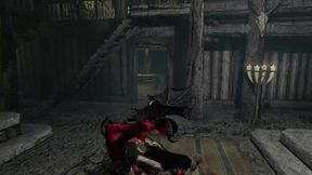 Busty succubus Lexy takes a wild DP in the open