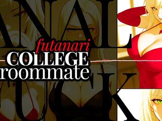 F4M - Erotic Audio - Futanari College Roommate Gives YOU ANAL - Futa Anal Screw