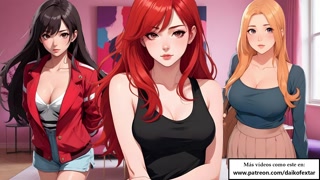 Super JOI hentai. Truth or dare in the sleepover. instructions in Spanish.