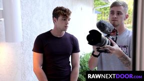 RawNextDoor.com - Travis Berkley fucks his online hookup Christian Bay with wild pass