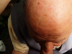 Very old man Sucking Cock