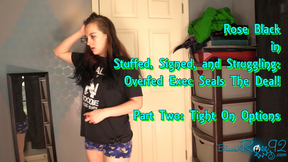 Tight On Options: Part Two of Stuffed, Signed, and Struggling: Overfed Exec Seals the Deal!