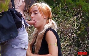 Leyla black street pick up and public outdoor sex part 1