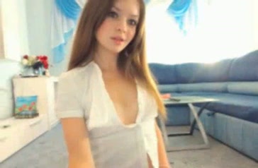 Cute mesmerizing amateur webcam hottie in uniform made my dick hard