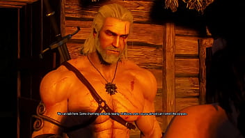 Geralt Naked Mod Highlight Cutscenes - 1