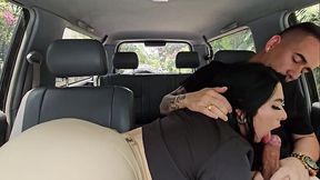 Colombian MILF meets her client in Medellin - Colombia and he decides to fuck her in his car in a public parking lot! Antonella Jones and Jean Paul official