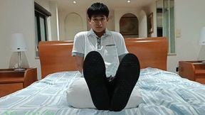 First Tickling Video For Newbie Rex: The 18-Year-Old Boy Receives Some Decent Foot Tickling. After A While We Gag Him Because Of His Annoying Begging & Squirming.