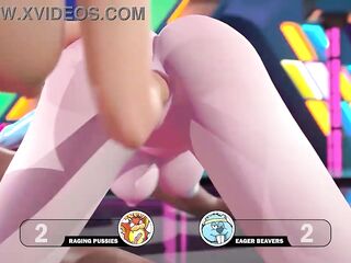 Hot Lesbian Sex Championship! 3D ANIMATION!