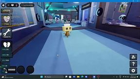 Massacring people in a lame dandy's world fangame on roblox