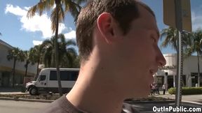 Kyle Quinn pays big for Alexander Garrett's sloppy blowjob in wild South Beach fuck