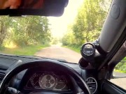 Super Thick Cumshot In My Car - Public Wank - SlugsOfCumGuy