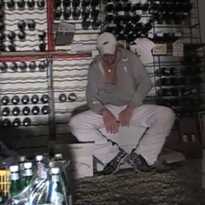 Maturbation in sneaker and cum