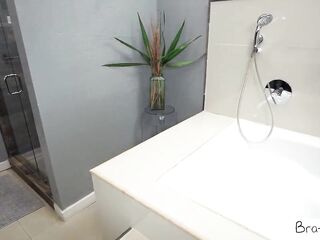 Anya Olsen & Parker Sims – "Brassiere Snap Leads to Mouth Bang Then Balls-Unfathomable Creampie Gulp"