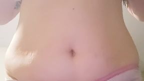 Japanese wife gives sneakily seductive strip tease, showing off her big thick Asian tits