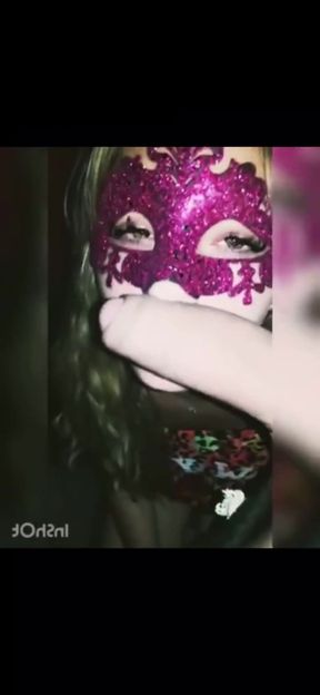 Hot blonde latina teen sniffs cock